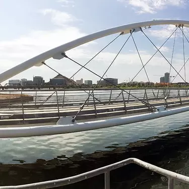 Tempe City Dam Panorama View 1000x500px