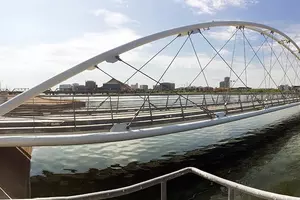 Tempe City Dam Panorama View 1000x500px