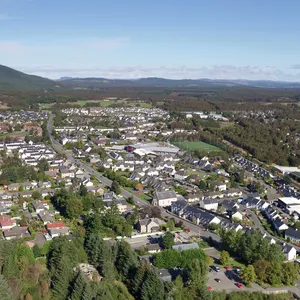 Aviemore Scotland aerial image